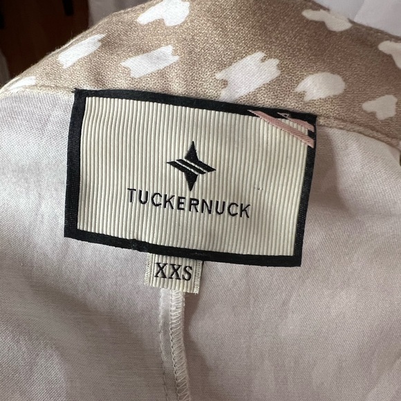 TUCKERNUCK Antelope Royal Shirt Dress Animal Print Size XXS/00 Button Front - Picture 3 of 12